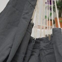 Hängesessel 185x130cm In Grau -Gartenmöbel Angebote amanka hangesessel 185x130cm in grau 6