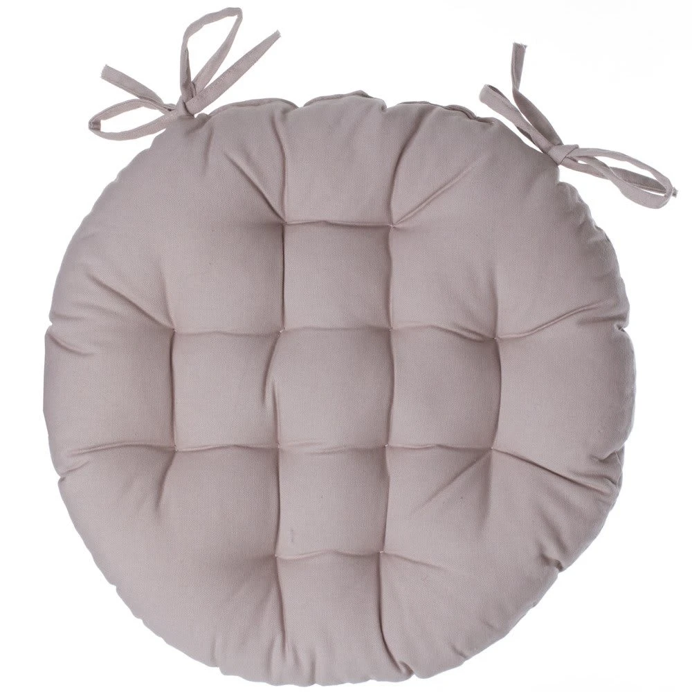 Rundstuhlkissen In Beige