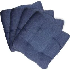 4er-Set Stuhlkissen Tino In Dunkelblau