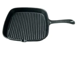 Grillpfanne Gusseisen In Schwarz - 22cm