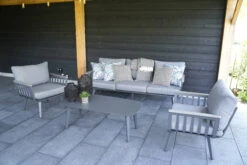 Garten Loungegruppe AMALFI In Grau -Gartenmöbel Angebote gmd living garten loungegruppe amalfi in grau 6