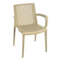 Stapelstuhl STRETTO In Taupe