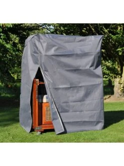 Strandkorb-Schutzhülle In Anthrazit - (B)130 X (H)170 X (T)100 Cm