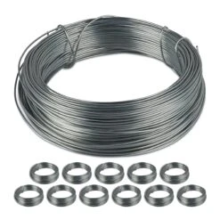 12x Bindedraht In Silber