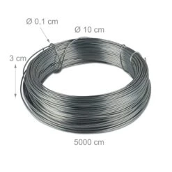 12x Bindedraht In Silber -Gartenmöbel Angebote relaxdays 12x bindedraht in silber 3