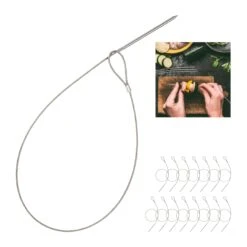 16x Grillspieße In Silber -Gartenmöbel Angebote relaxdays 16x grillspiesse in silber 6