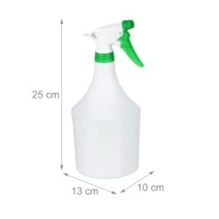 24x Sprühflasche In Weiß-Grün -Gartenmöbel Angebote relaxdays 24x spruhflasche in weiss grun 3