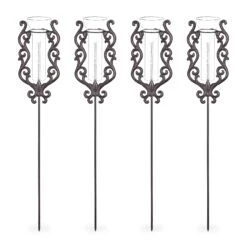 4 X Regenmesser Vintage In Bronzefarben