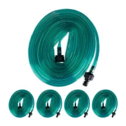 5x Schlauchregner In Grün - 8,2 M