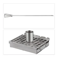 Grillaufsatz In Silber