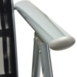 2x Gartenstuhl Klappstuhl Schwarz In Grau -Gartenmöbel Angebote vcm 2x gartenstuhl klappstuhl schwarz in grau 3